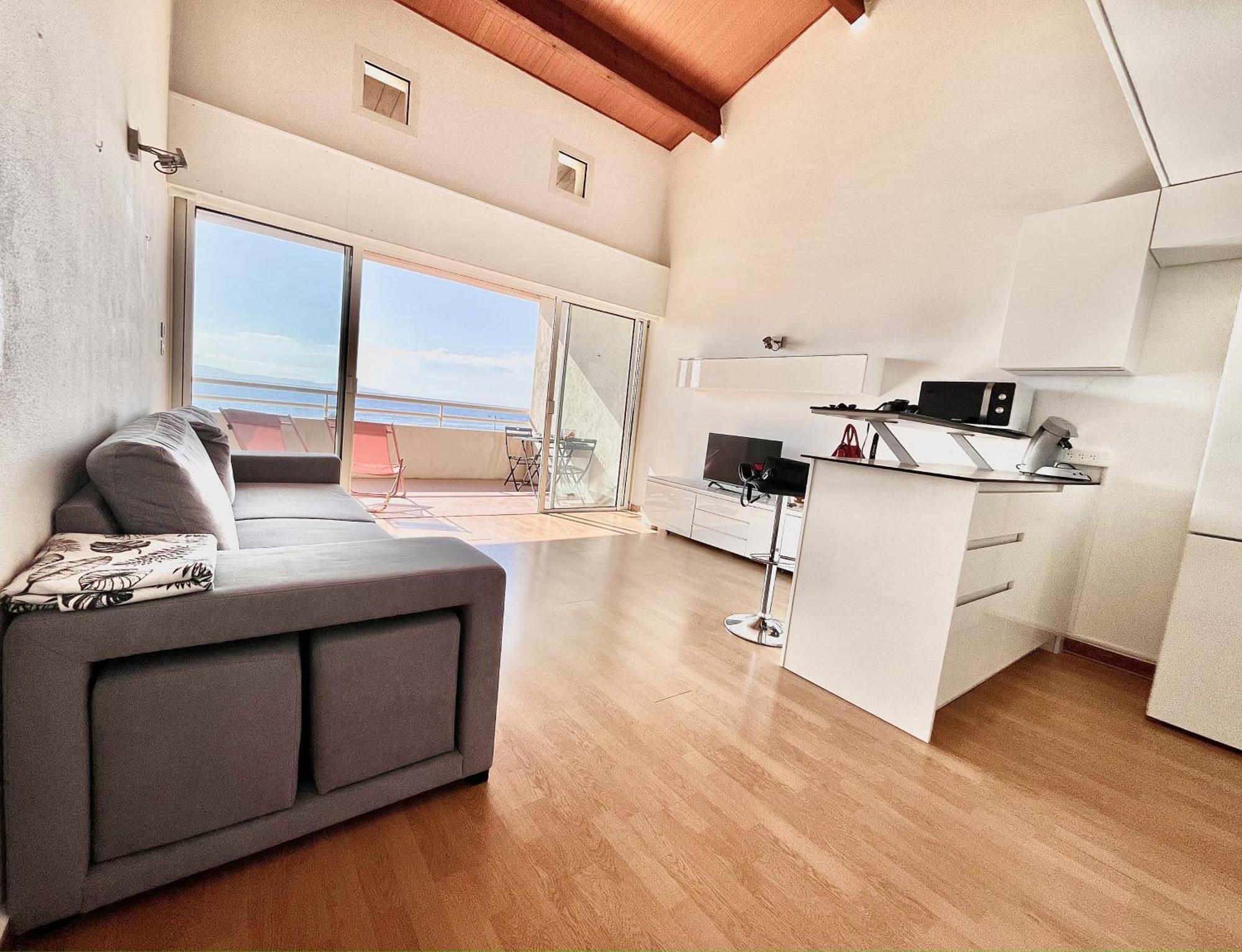 Aria Marina Duplex Vue Mer Route Des Sanguinaires, Plage A 50M, Parking Gratuit, 4 Pers Ajaccio  Esterno foto