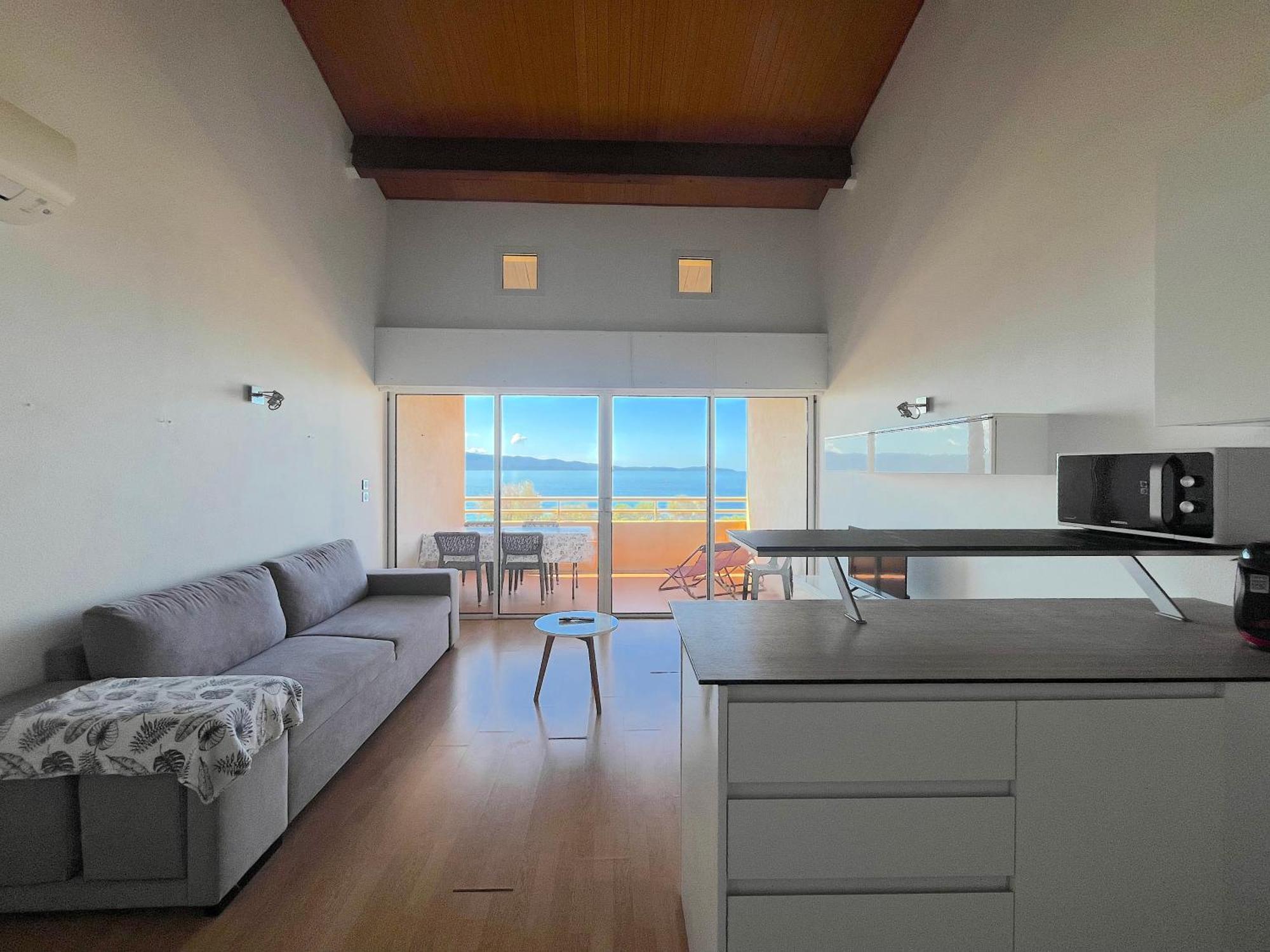 Aria Marina Duplex Vue Mer Route Des Sanguinaires, Plage A 50M, Parking Gratuit, 4 Pers Ajaccio  Esterno foto